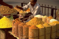 Man at market